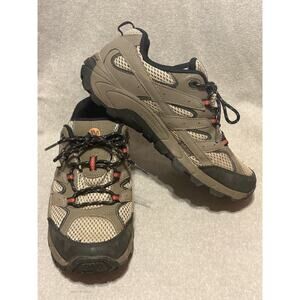 Merrell Boys Size 6 Moab 2 Low Lace Hiking Sneakers Non Marking Shoes EUC